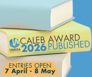 Book image with text - CALEB Award 2026 Published - entries open 7 April to 8 May